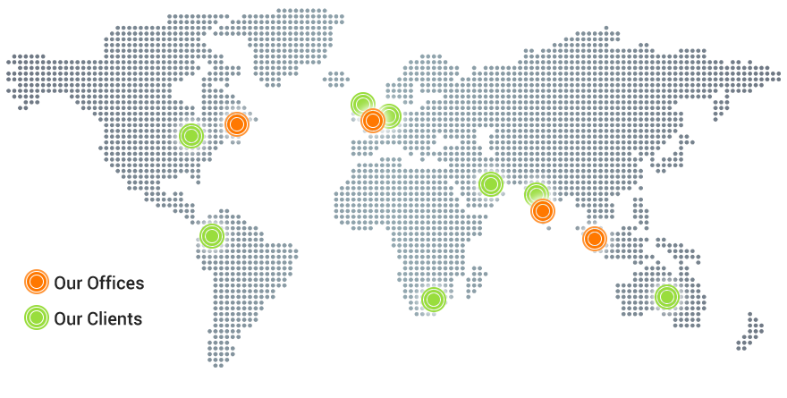 Company Presence Map on website-Global Race